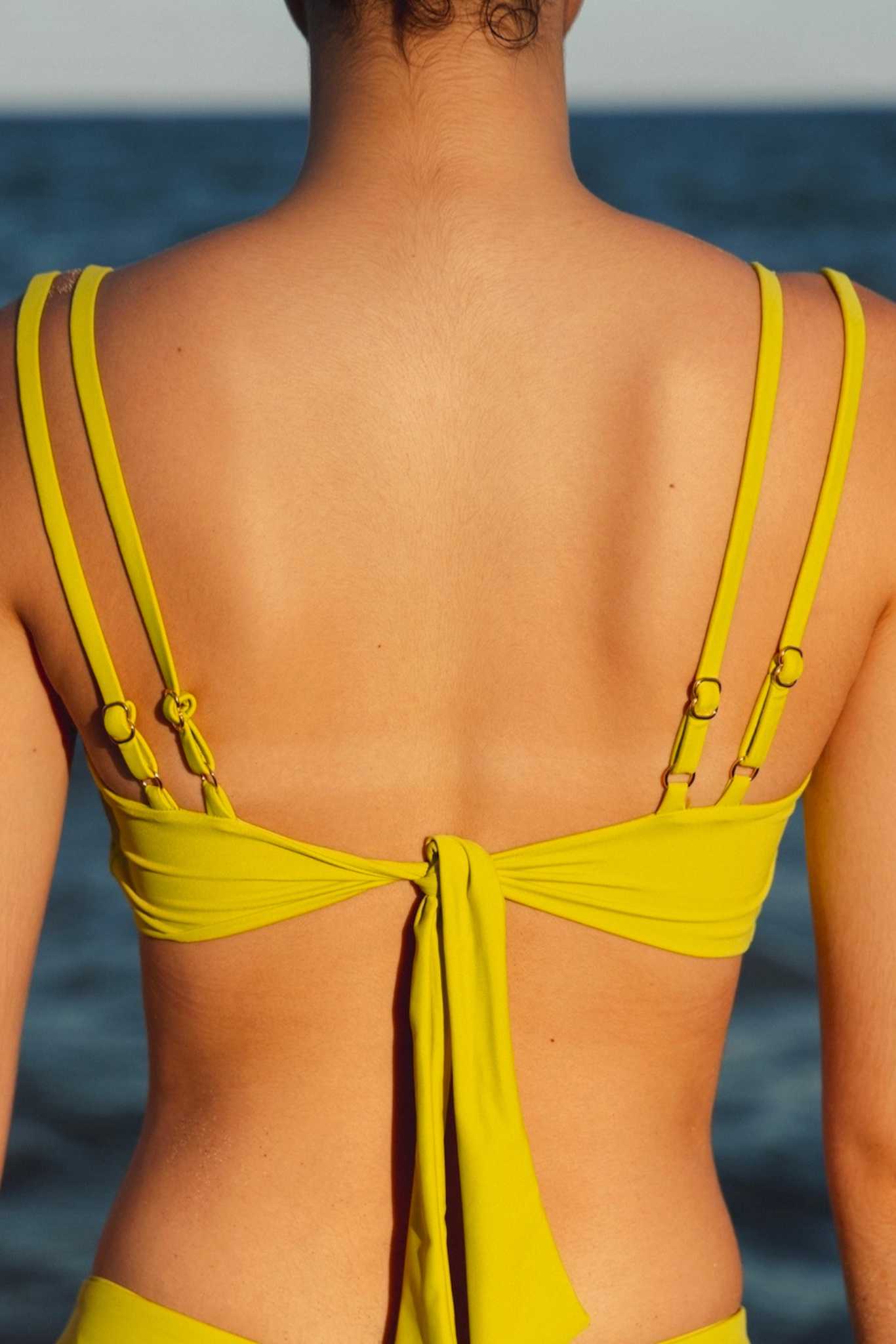 Bikini -top- back view-woman